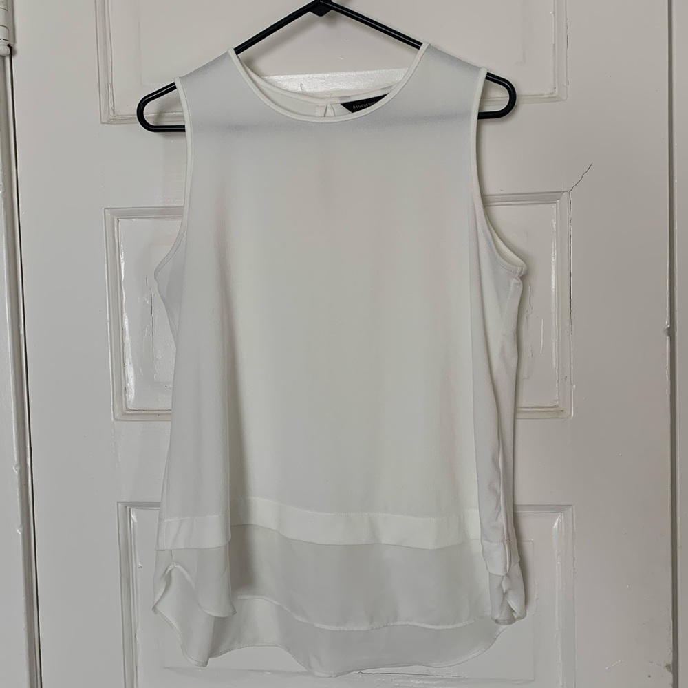 Banana republic white top